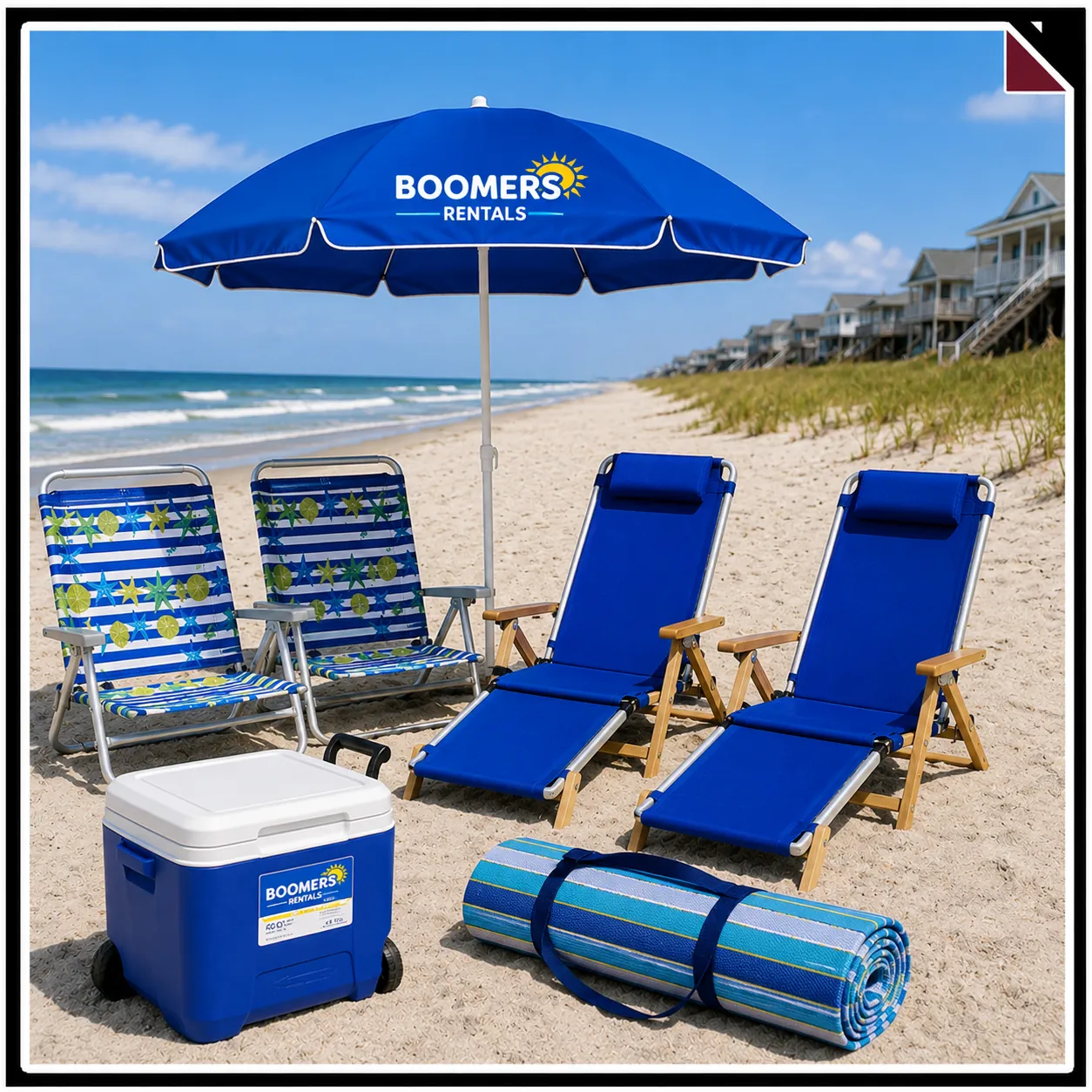 Outdoor beach gear rentals