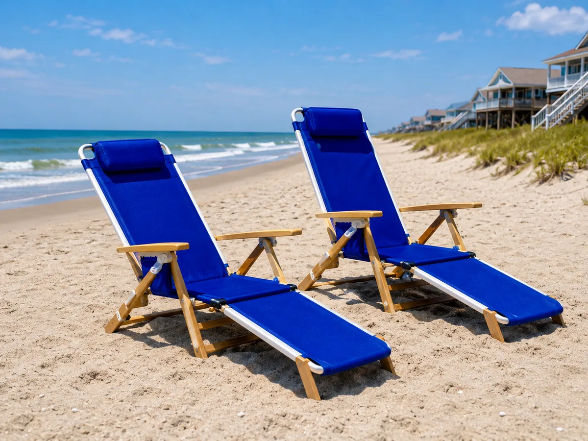 Folding Wooden Lounge Chair